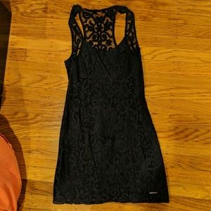 A&F Navy Lace Mini Dress